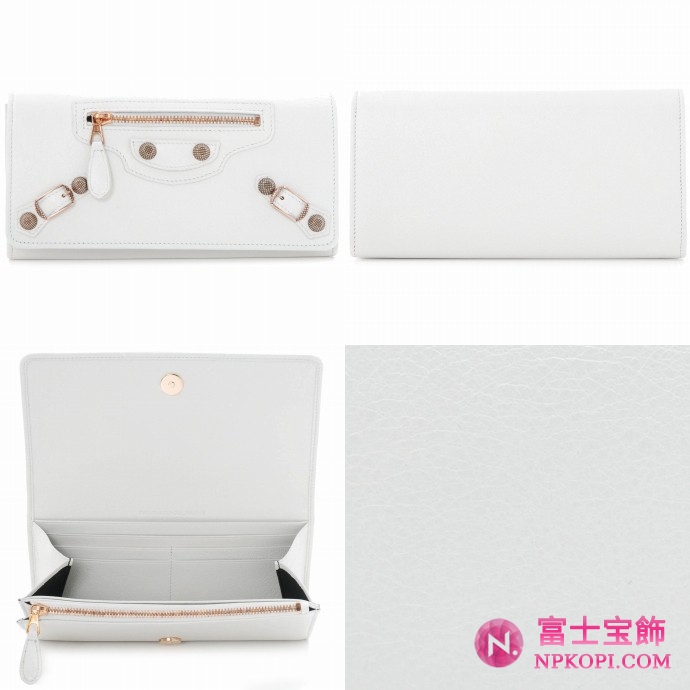 BALENCIAGA/バレンシアガ 2012年春夏THE GIANT MONEY2つ折り長財布 233599 D940O 9001 